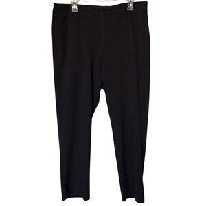 Men's Van Heusen Black Checks Print Slim Fit Flex Pants Slacks Size 36" x 29"